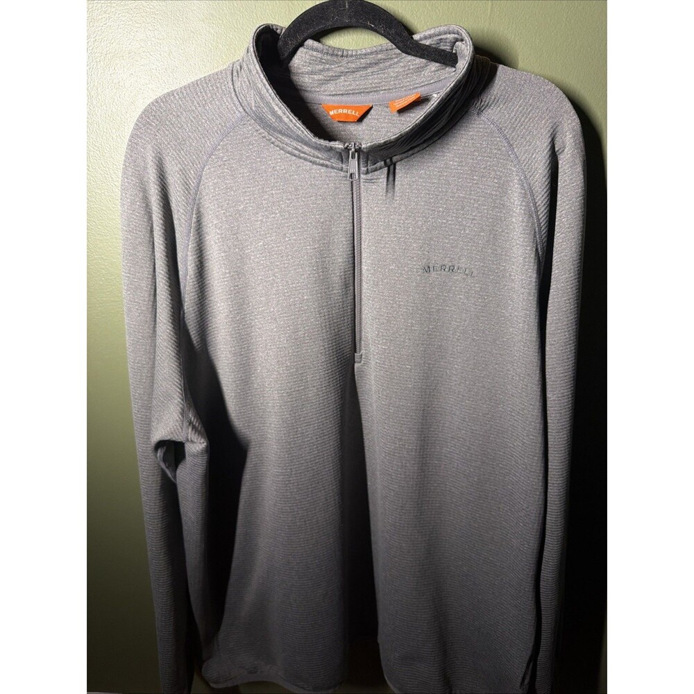 Merrell Performance Ribbed Half Zip Pullover Jack… - image 1